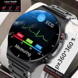 2023 ECG+PPG Sapphire Glass Blood Glucose Smart Watch Men Full Touch Screen Health Watches