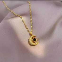 Gold plated Moon Chain