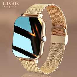 LIGE GT20 Full Touch Sport Smart Watch Men Women Heart Rate Fitness Tracker Bluetooth call Smartwatch