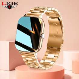 LIGE GT20 Men Smart Watch Full Touch Fitness Tracker Bluetooth Call Smart Clock Ladies Smart Watch Men