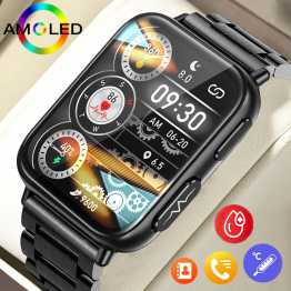 New ECG+PPG Blood Sugar Smart Watch Men Health Monitor Heart Rate Blood Pressure Watch IP68 Waterproof Sports Smartwatch