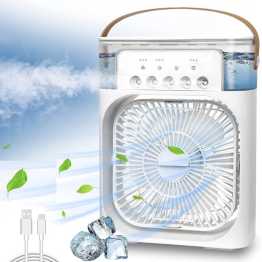 Portable USB Air Cooler Fan with Dream Light and Humidifier