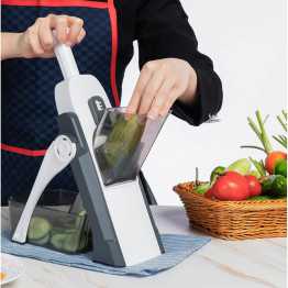 Safe Slice Mandoline Slicer Kitchen Chopper Food Processor Vegetable Dicer Cutter